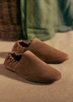 Sezane Chaussures|Slippers  Azure Camel