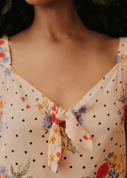 Sezane Tops & Bodies|Top Denitsa Poppy