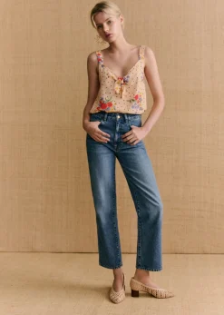 Sezane Tops & Bodies|Top Denitsa Poppy