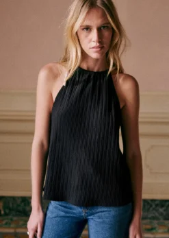 Sezane Tops & Bodies|Top Jill Noir