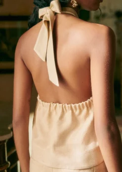 Sezane Tops & Bodies|Top Lelio Beige Clair