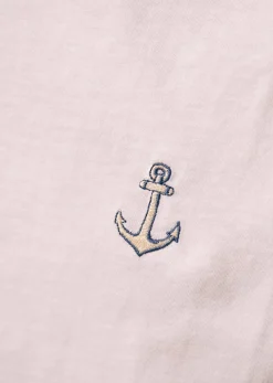 Sezane T-shirts|Le Bain|T-Shirt Ancre Blanc