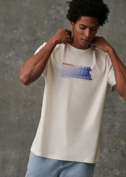 Sezane T-shirts motif|T-shirts manches courtes|T-Shirt Athletics Club Écru