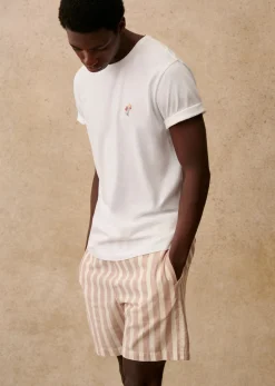 Sezane T-shirts motif|T-shirts manches courtes|T-Shirt Fleur Blanc