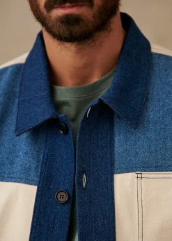 Sezane Denim|Veste Will Patchwork Denim
